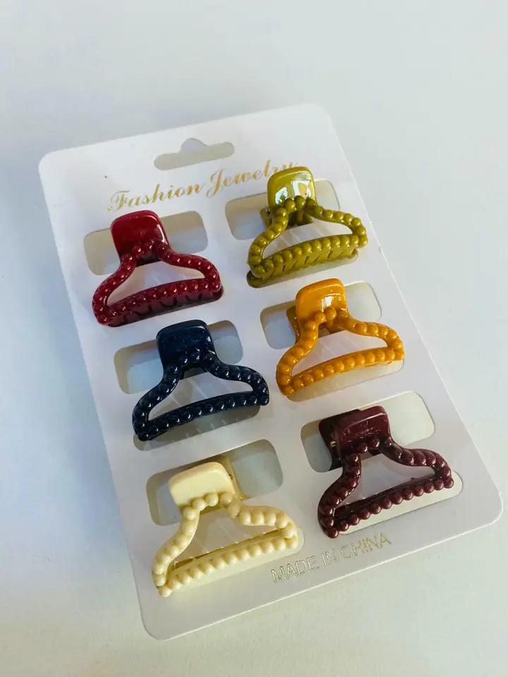 Pack x 6 pinzas de colores