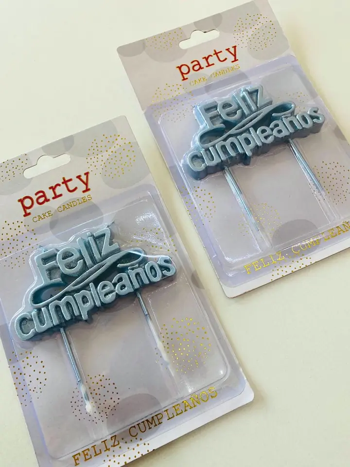 Velas feliz cumpleaños
