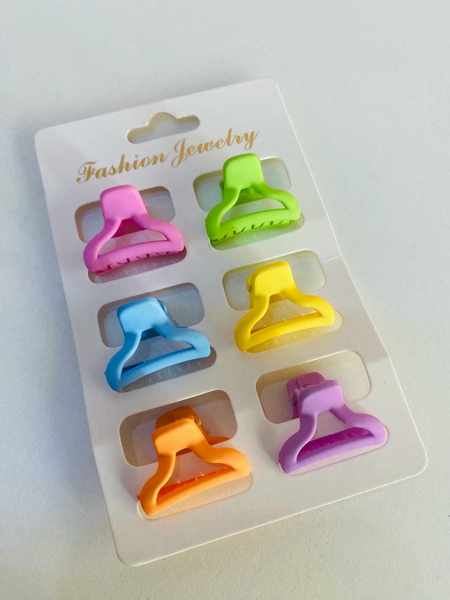Pack x 6 pinzas decolores