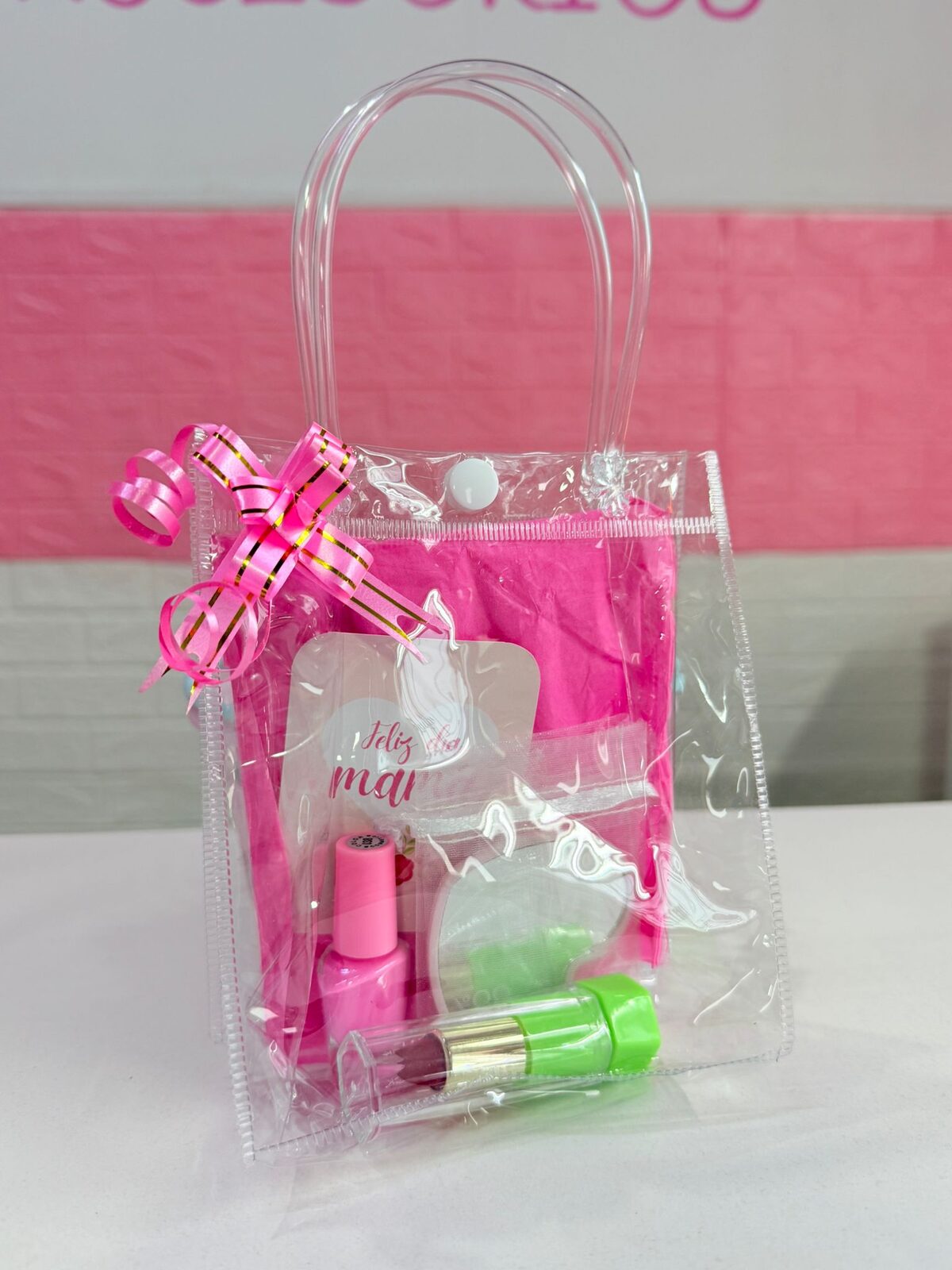 Kit " Labial, esmalte y espejo"