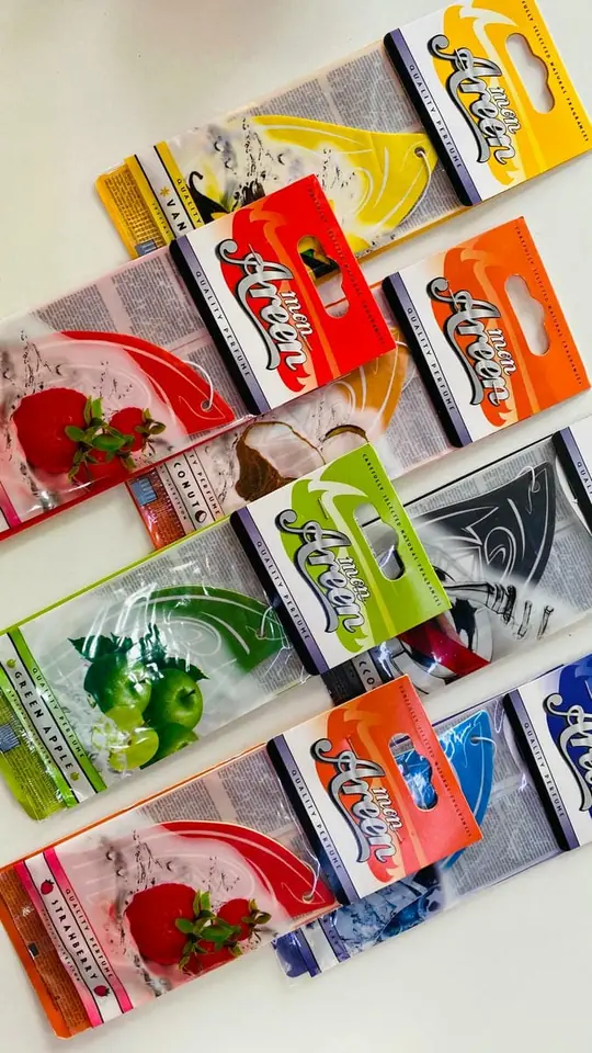 Perfumador para auto en bolsita