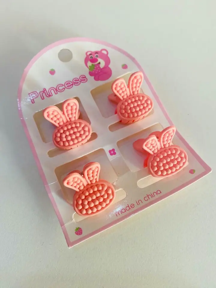 Pack x 4 pinzas para niña