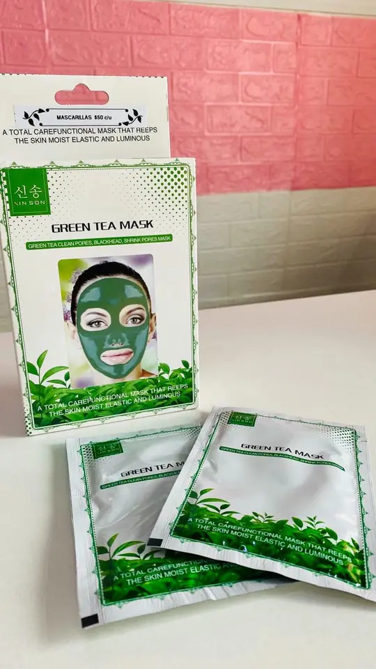 Mascara peel off green tea