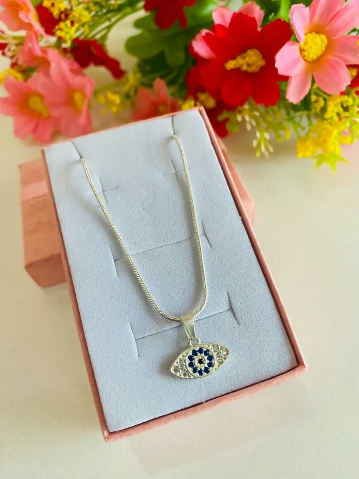 Conjunto enchapado ojito turco