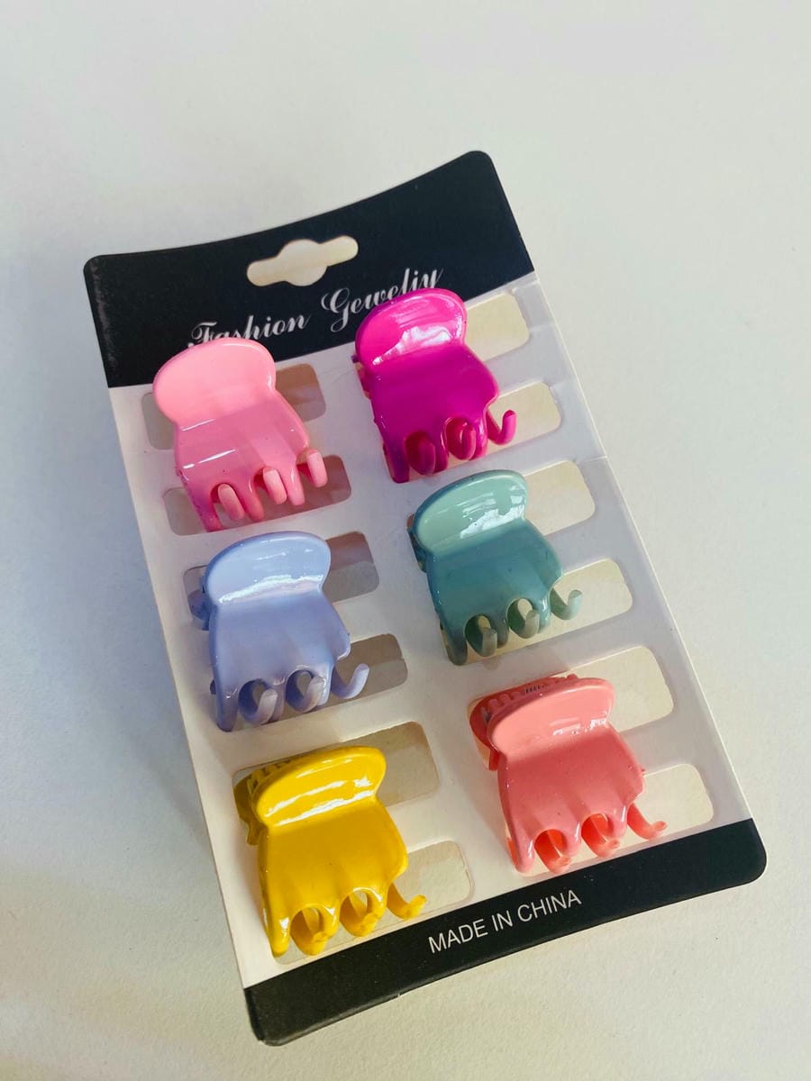 Pack x 6 pinzas de colores