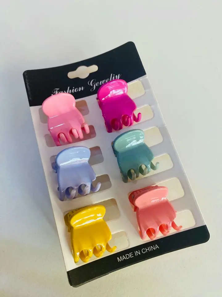 Pack x 6 pinzas de colores