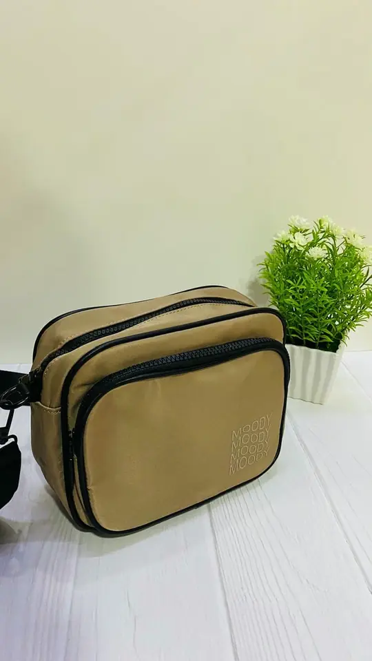 Bandolera Moody verde opaco