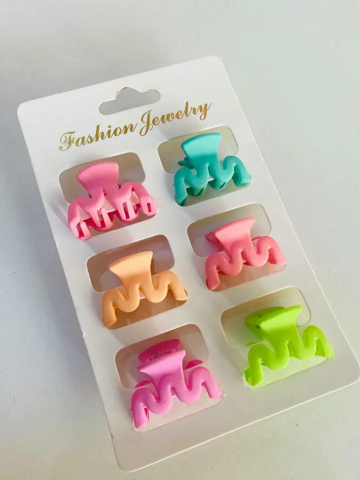 Pack x 6 pinzas de colores