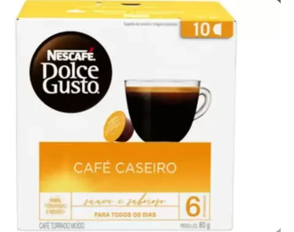 Cápsulas Nescafé Dolce Gusto Cafe Caseiro
