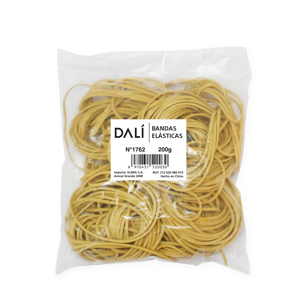 BANDAS ELASTICAS 65MM BOLSA 200GR