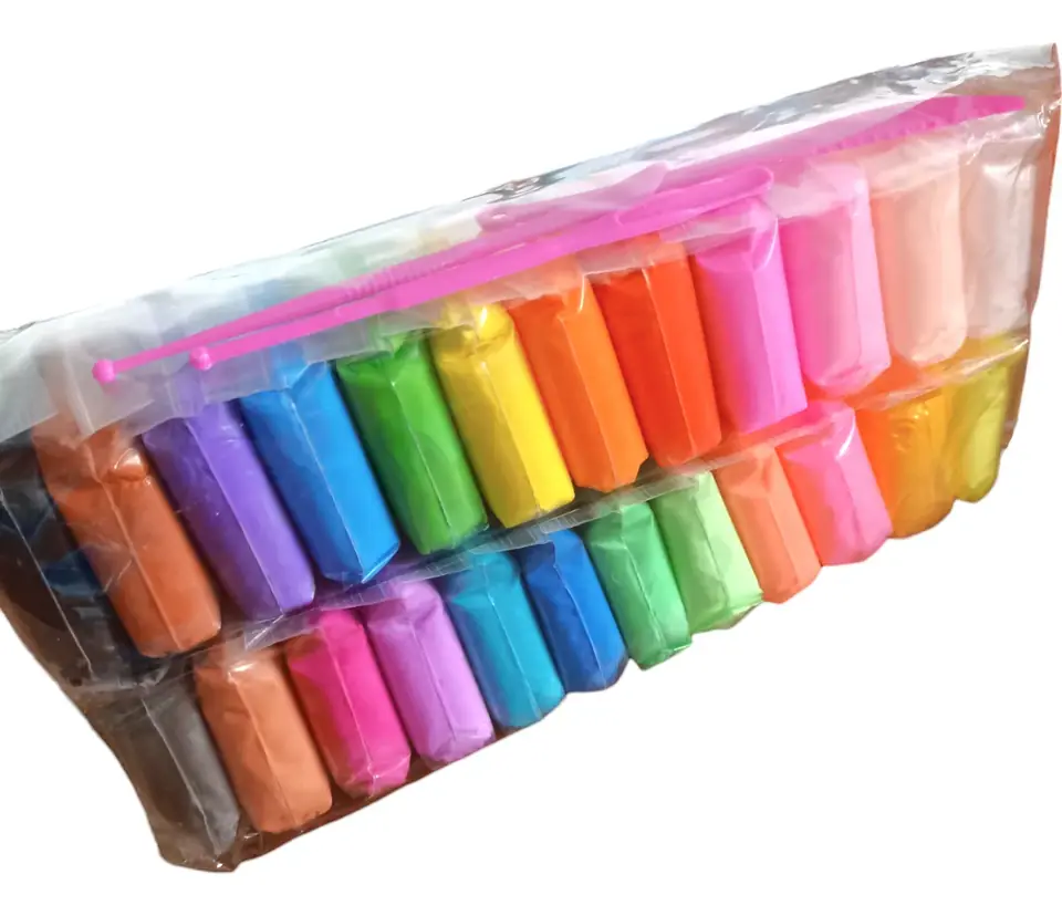 Set Arte Stillo Masas Liviana Light Clay 24 Colores