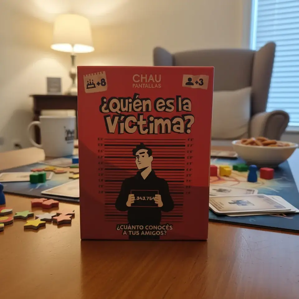 Juegos De Mesa Quien Es La Victima Chau Pantallas