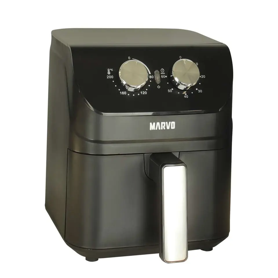 FREIDORA SIN ACEITE MARVO 4L  NEGRO
