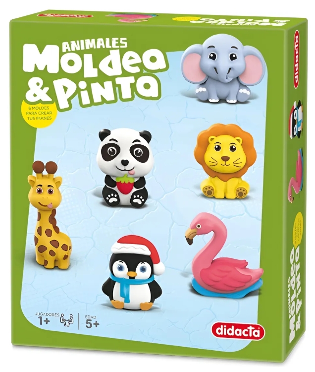MOLDEA Y PINTA ANIMALES DIDACTA