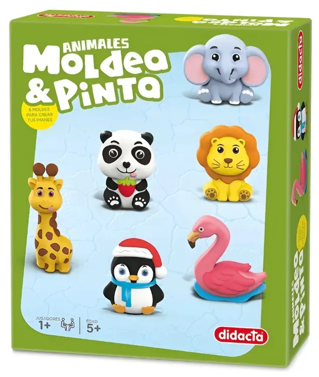 MOLDEA Y PINTA ANIMALES DIDACTA