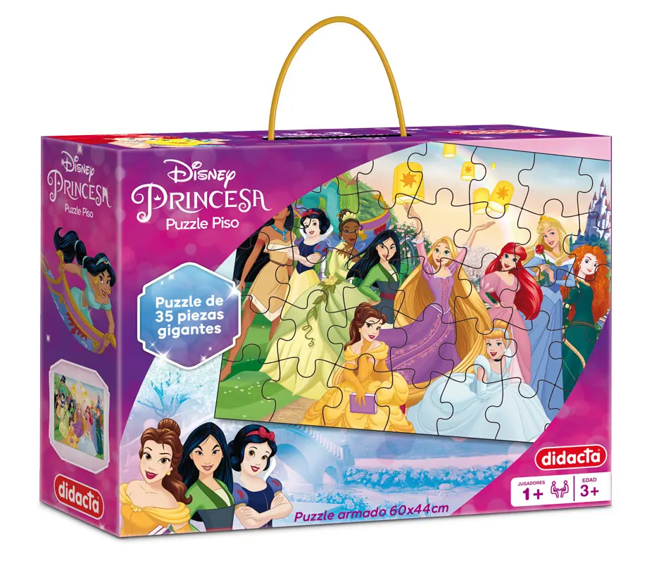 PUZZLE PISO PRINCESAS 35 PIEZAS