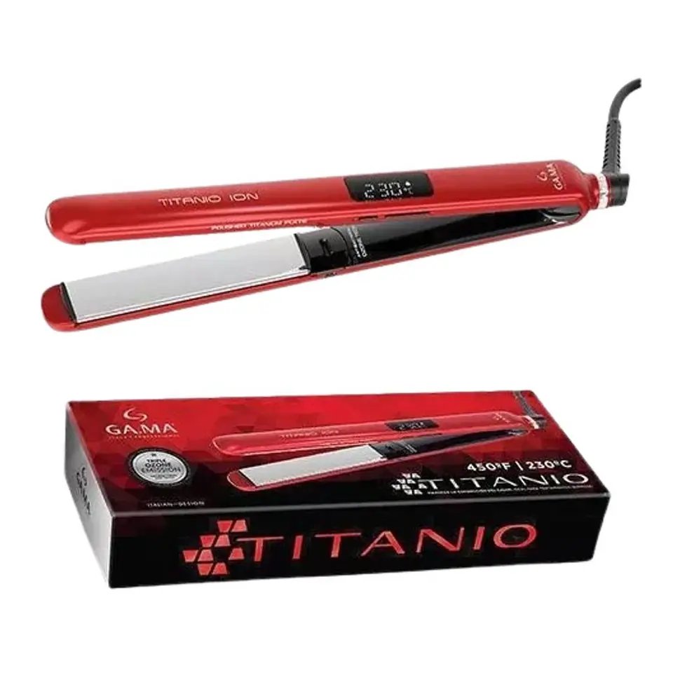 Planchita Cp14 Titanio Ion Red Rojo calidad Premium