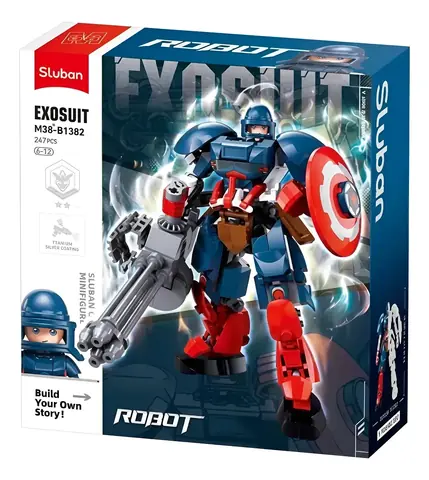 Sluban Bloques Exosuit Super Heroe Robot 247pcs 247 Robot