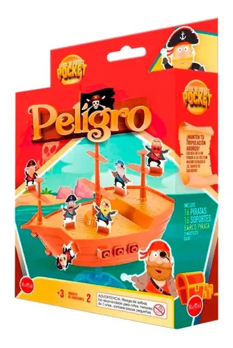 Peligro Serie De Juegos Pocket Royal Infantil +3 Años