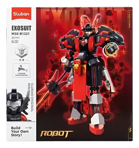 Bloques De Construcción Sluban Robot Exosuit M38-b1321 247pz