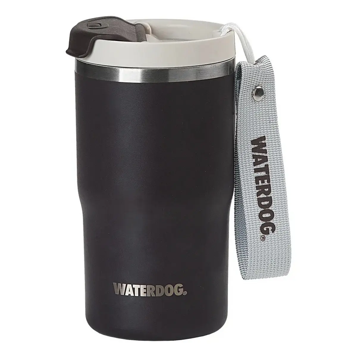Vaso Térmico Waterdog Clyde 480ml Capa Cerámica Hermético Marrón Chocolate