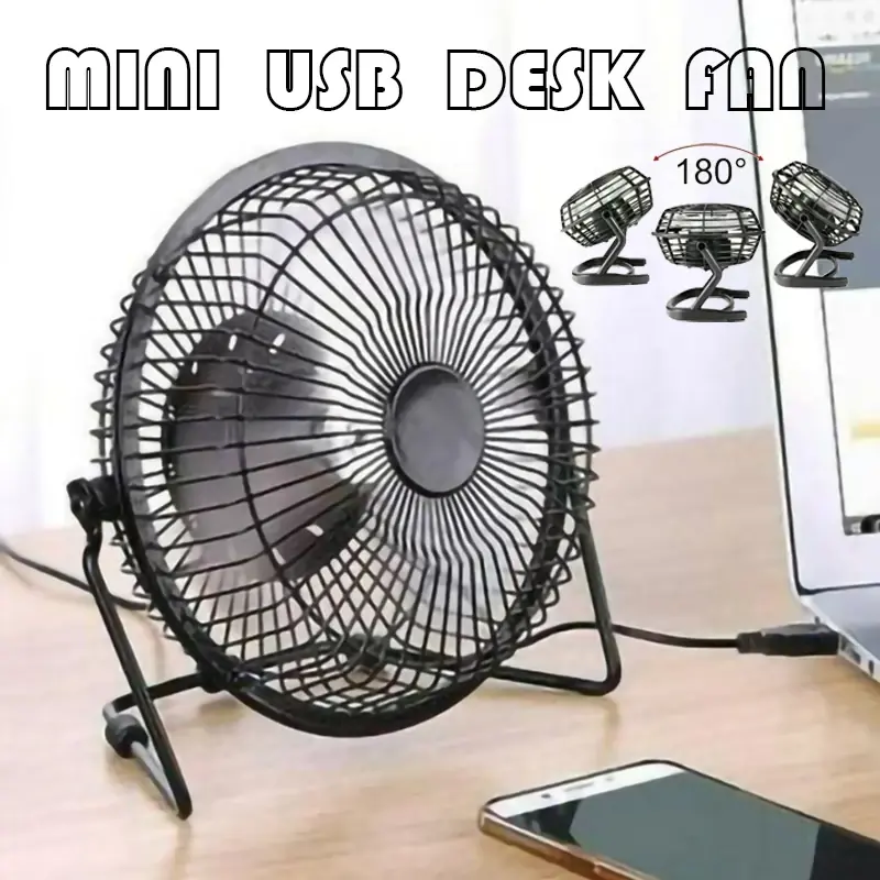 MINI VENTILADOR USB NEGRO