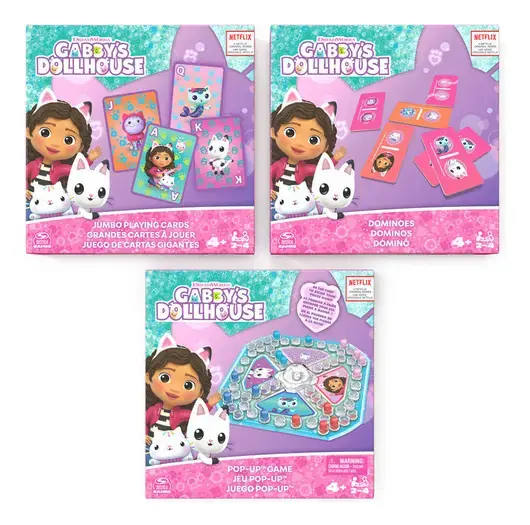 Cardinal Trio De Juegos De Gabby´s Dollhouse Para Niños