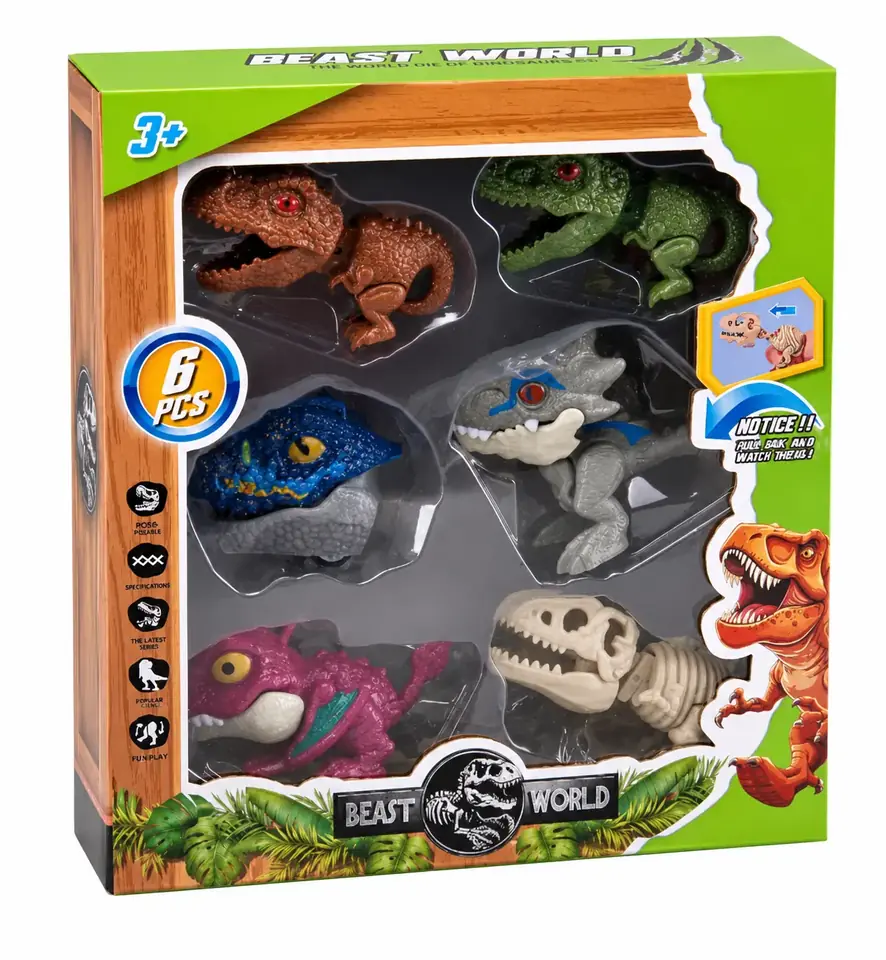 Dinosaurios X6 Muerden Coleccionables