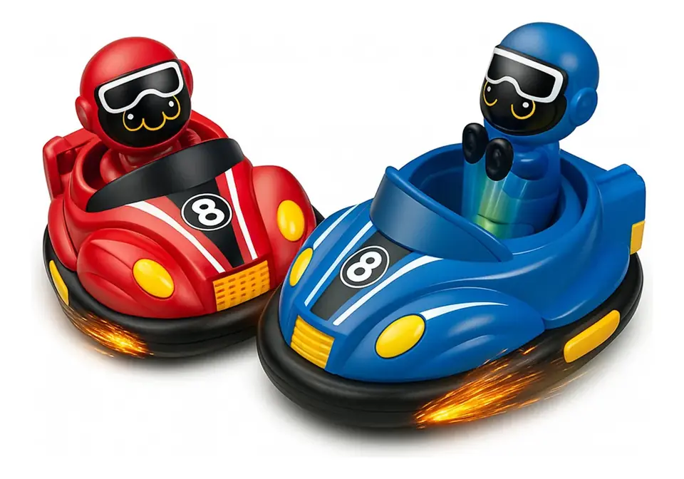 Auto Control Remoto Autitos Chocadores Go Karts Con Sonido