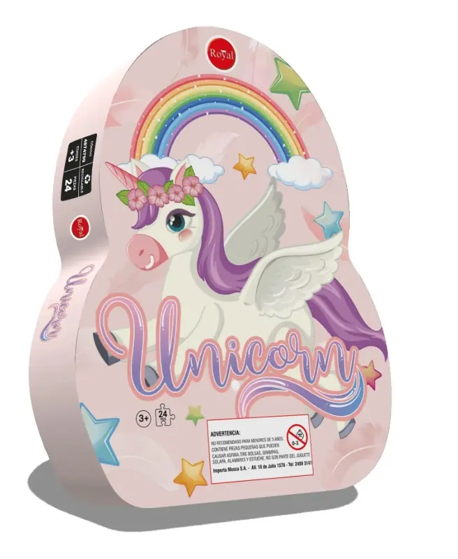 PUZZLE UNICORNIO FANTASIA 24PCS
