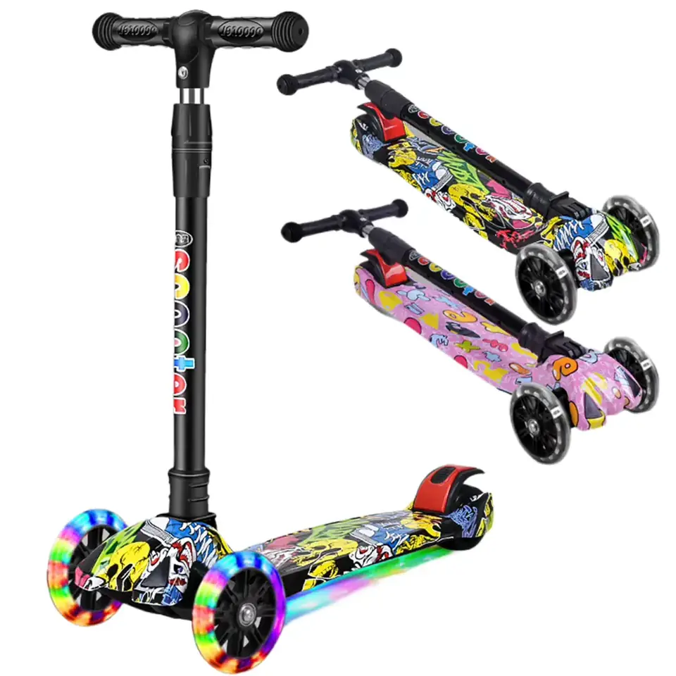 Tripatín Estampado C/ Luz Scooter Regulable