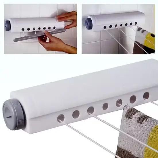 Tender Retráctil de Pared 4 Cuerdas