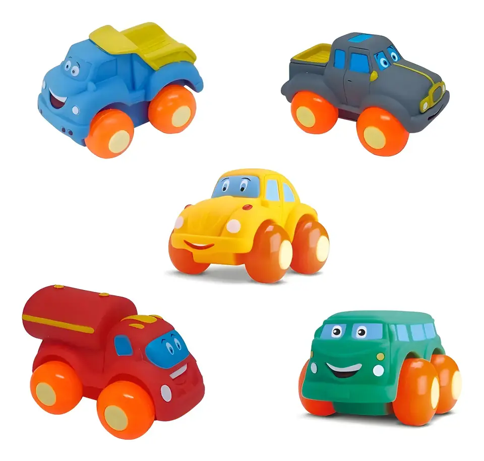 Cochecito De Coche De Peluche Divertoys Baby Teething Aleatorio