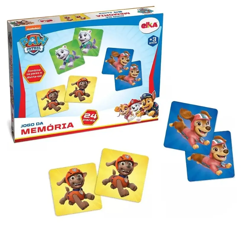 JUEGO DE MEMORIA PAW PATROL 24PSC