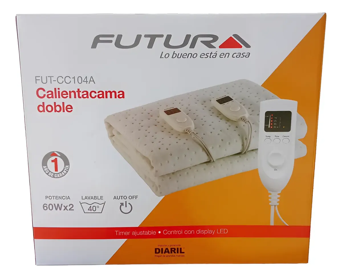 Calienta Camas 2 Plazas Futura Fut-cc106
