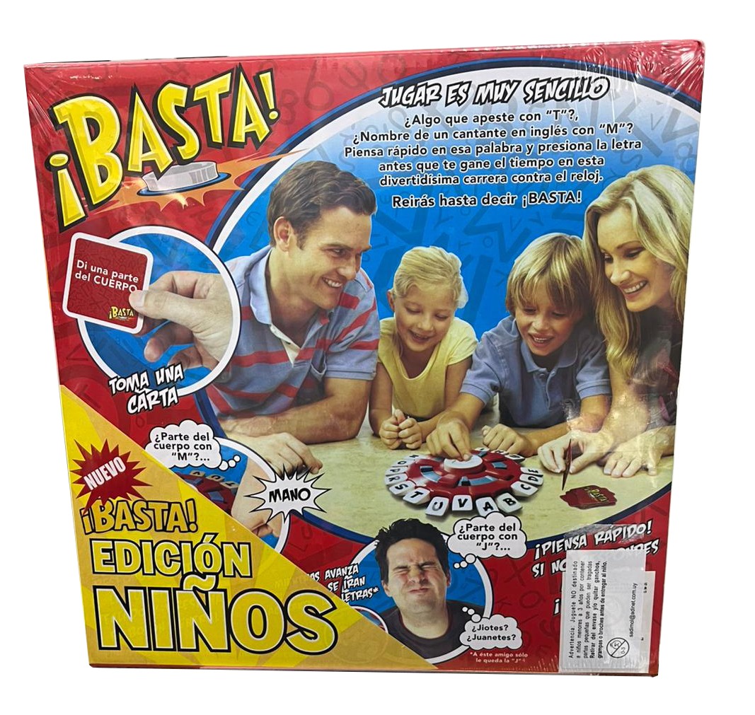 Juego De Mesa Basta Original En Español para Niños NUEVO!