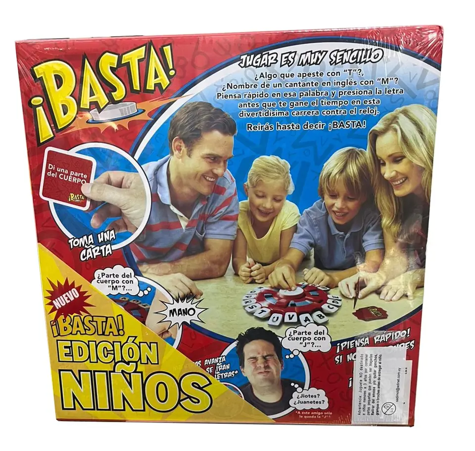 Juego De Mesa Basta Original En Español para Niños NUEVO!