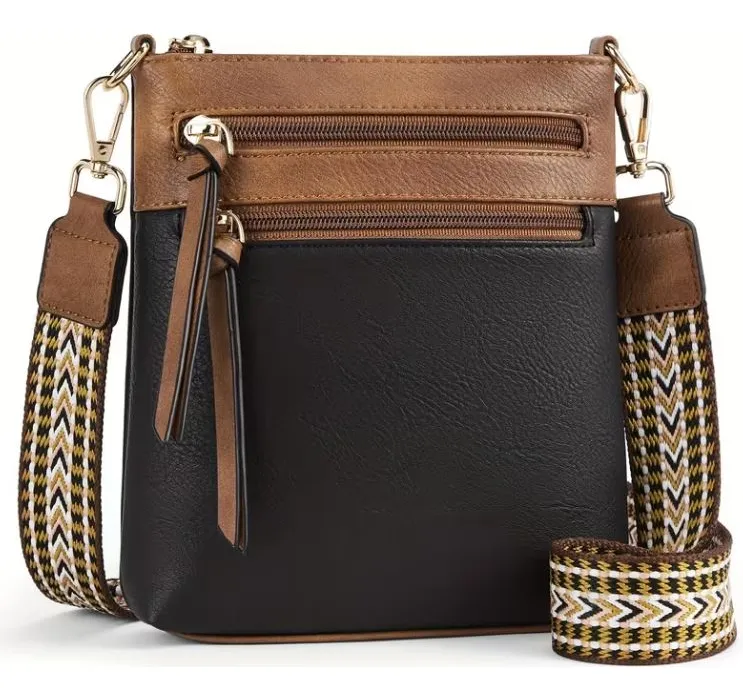 Cartera Bandolera Gran Capacidad, Multifuncional Para Mujer