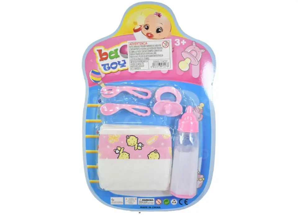 Mamadera mágica con pañal y accesorios