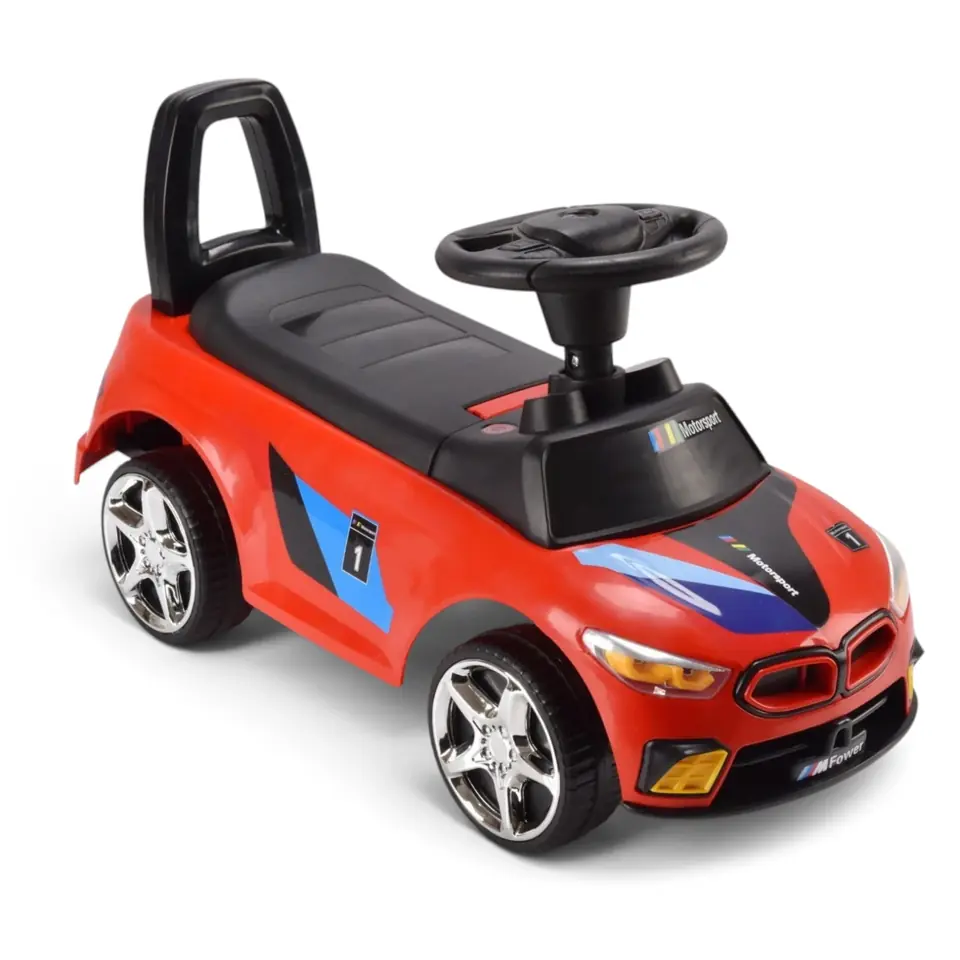 Buggie Super Sport Coupe , Luces Y Sonido Bebesit  Rojo/amarillo/rosado