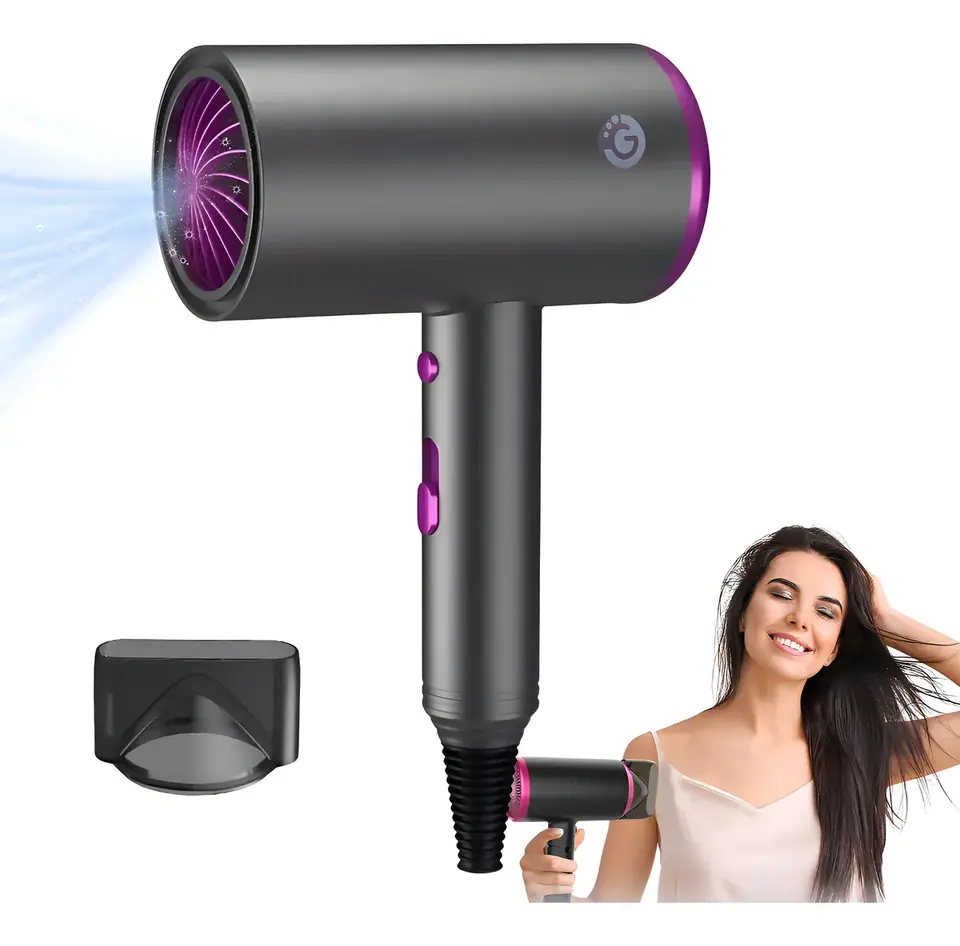 SECADOR DE PELO PORTATIL GOLDTECH GRIS