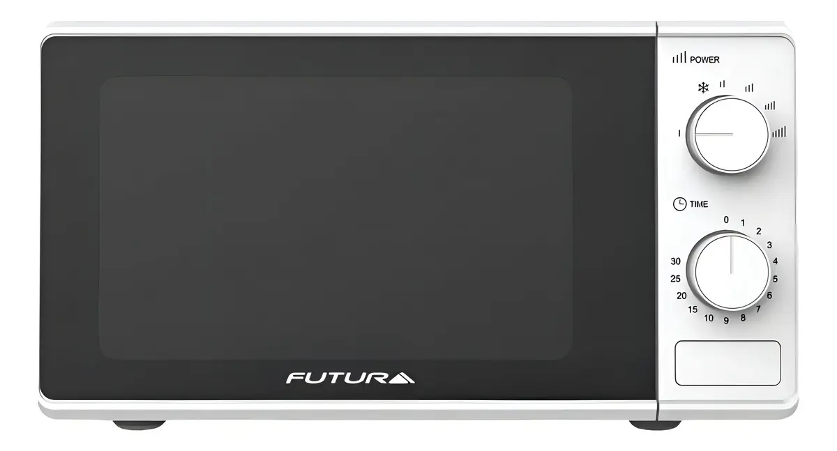 Microondas Futura 20 Litros Manual Fut-mw20mwb Blanco