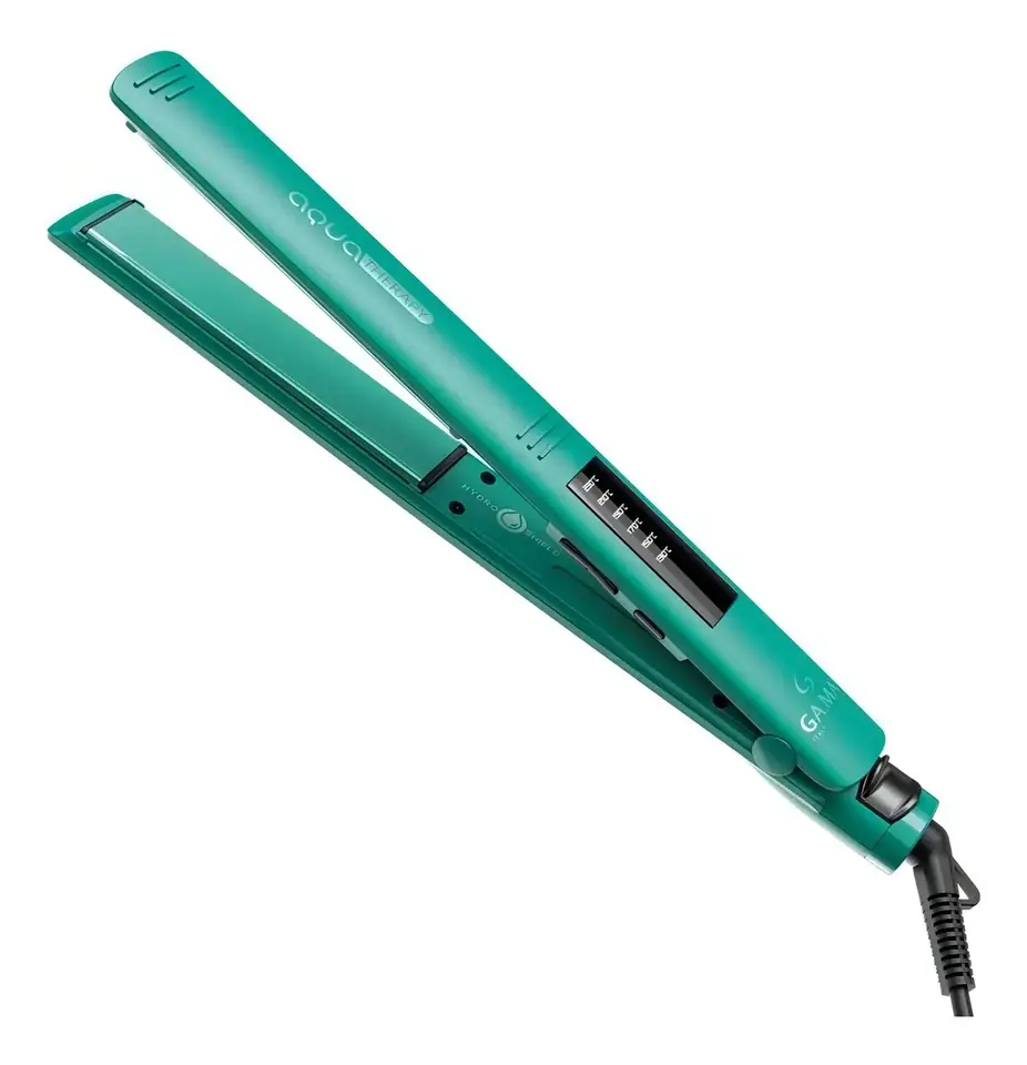 Planchita Ga.ma Aqua Turquesa, Control Temperatura Led