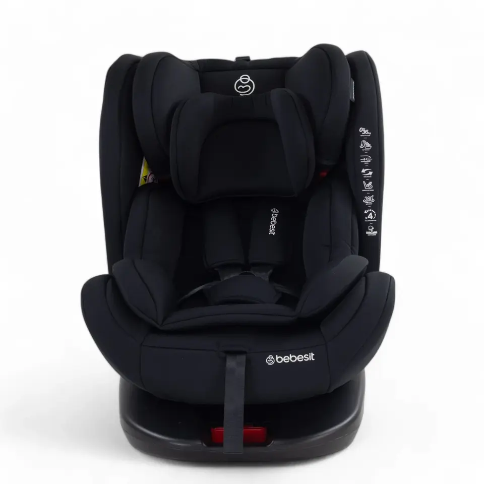 Bebesit Saturn 360 0 a 36 kg Isofix NEGRO