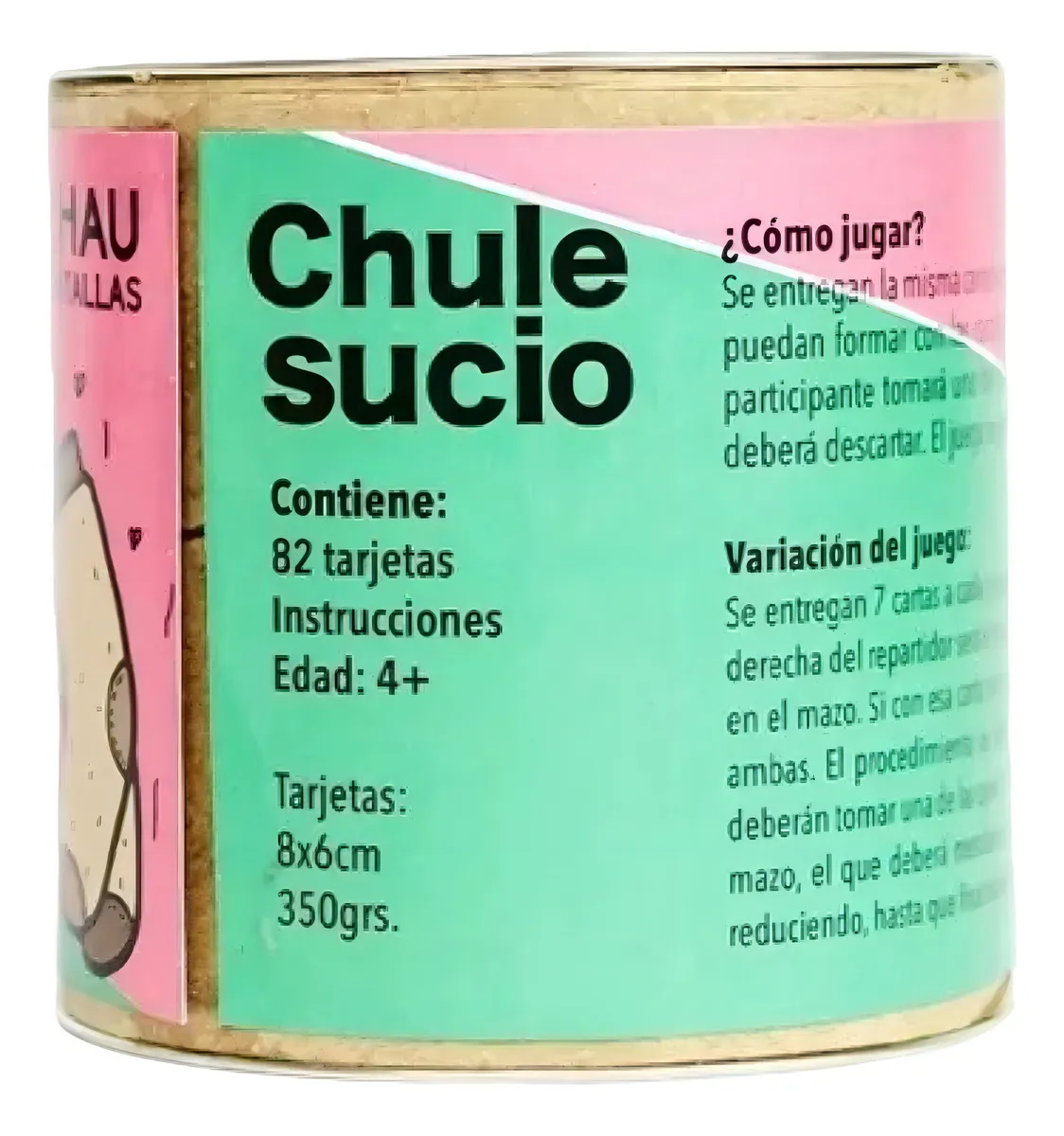 Juego De Mesa Chule Sucio- Chau Pantallas