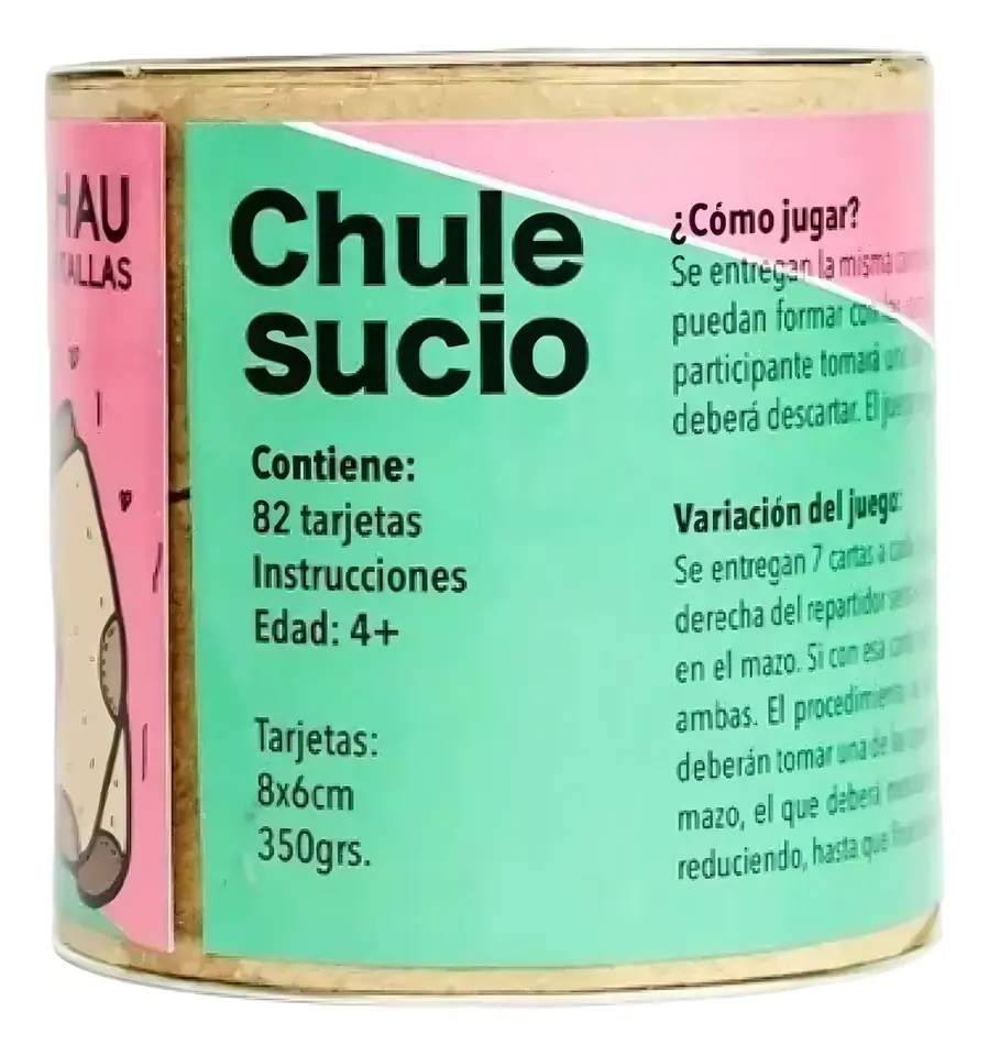 Juego De Mesa Chule Sucio- Chau Pantallas