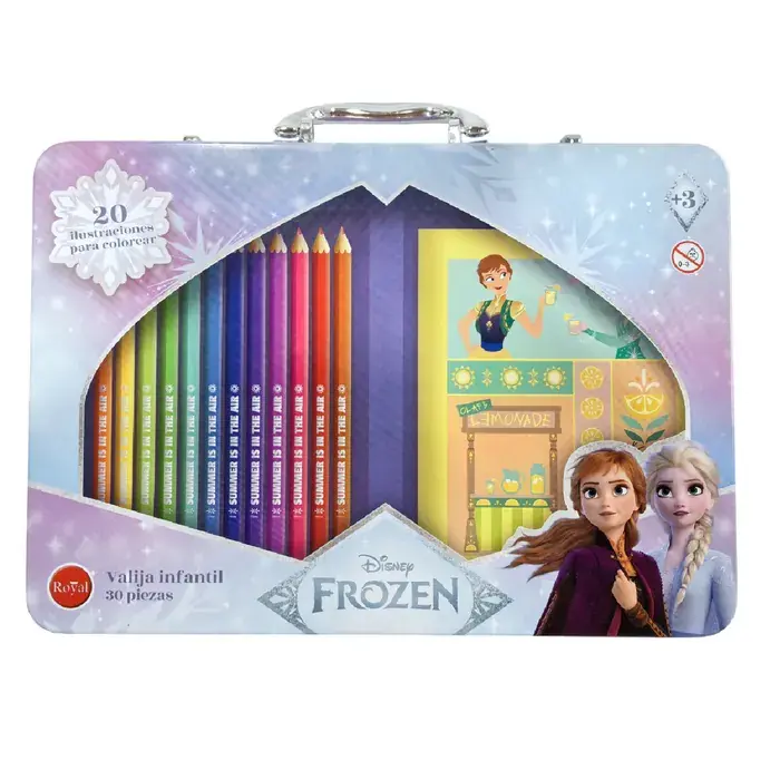 Valija Infantil De Metal Royal  Frozen