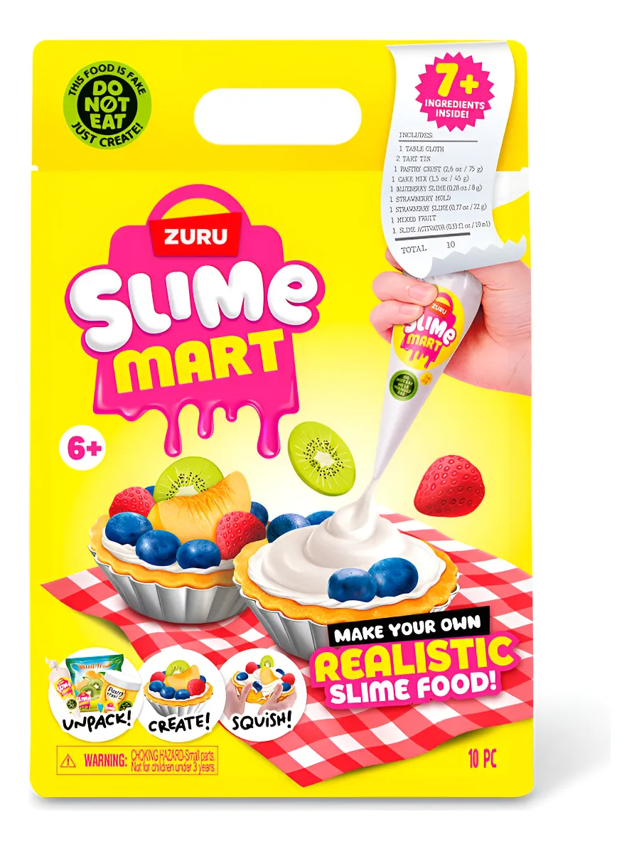 Zuru Slime Mart Bolsa De Compras Crea Tu Pie De Frutas