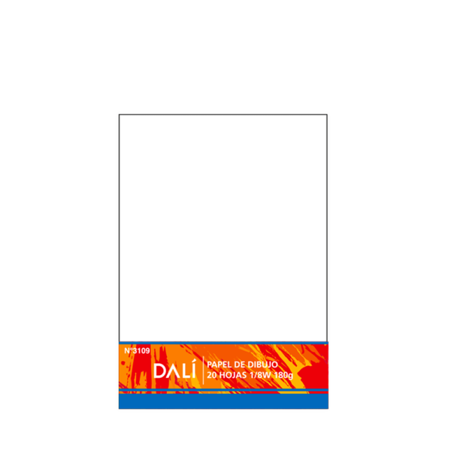 Papel de Dibujo Premium 1/8 W
