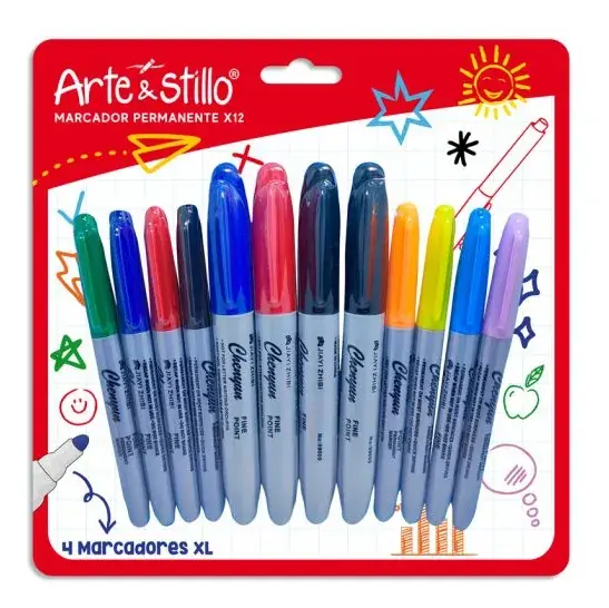 Marcador Permanente Arte & Stillo® X12
